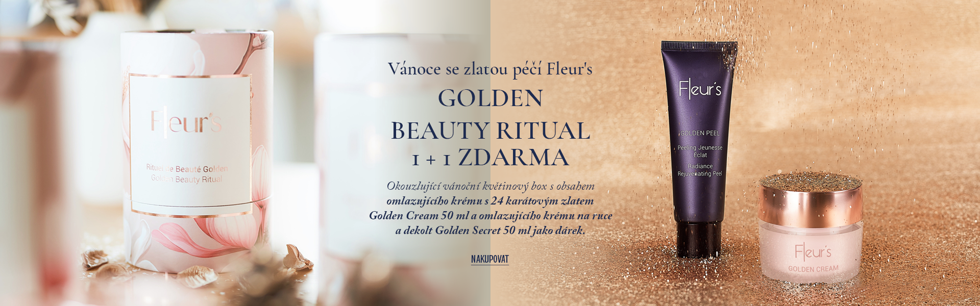 Fleurs Golden vánoční balíček