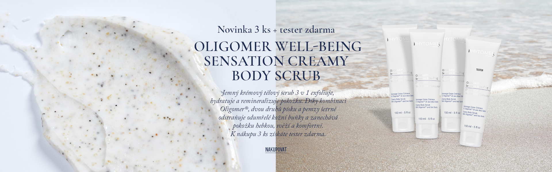 oligomer body scrub 3+T